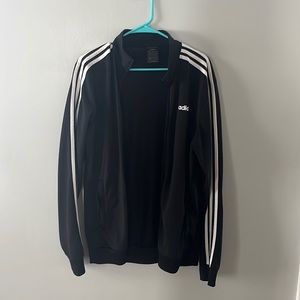 Black Adidas track jacket